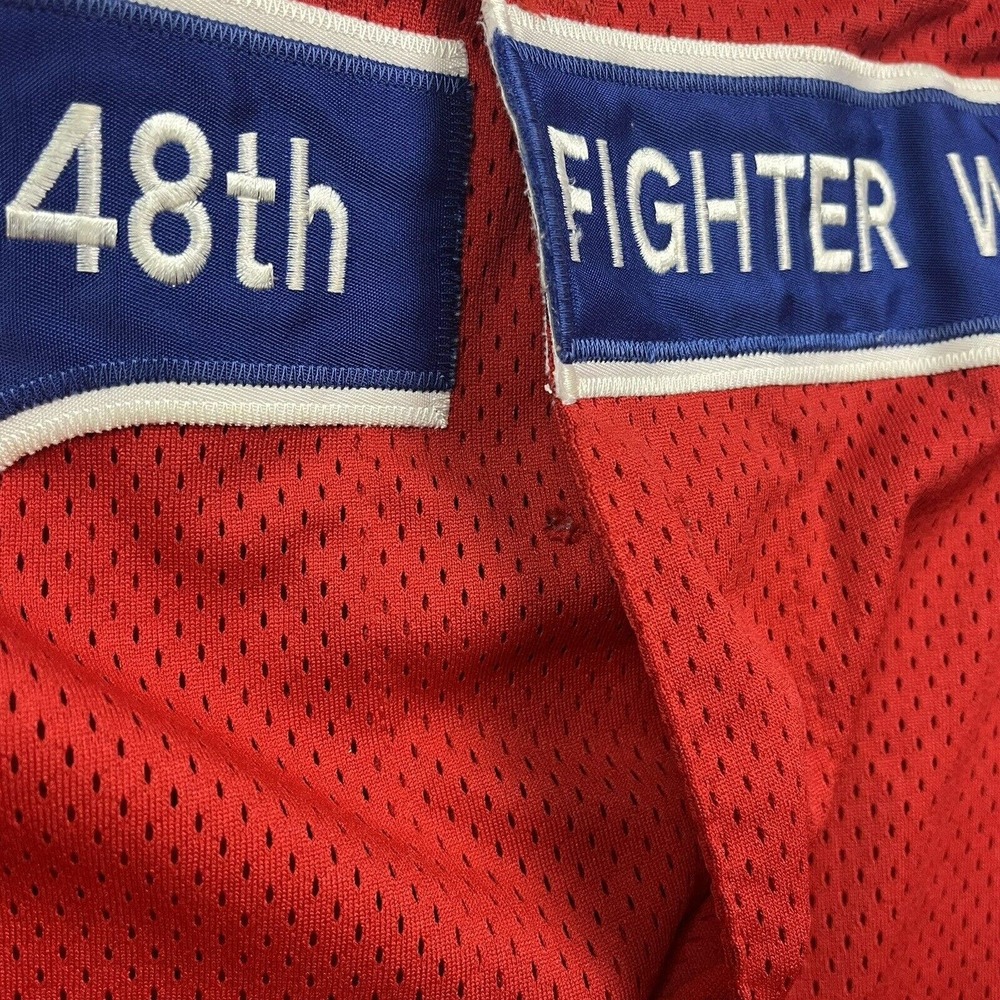 Majestic Red Duluth 148th Fighter Wing Jersey - Picture 5 of 11